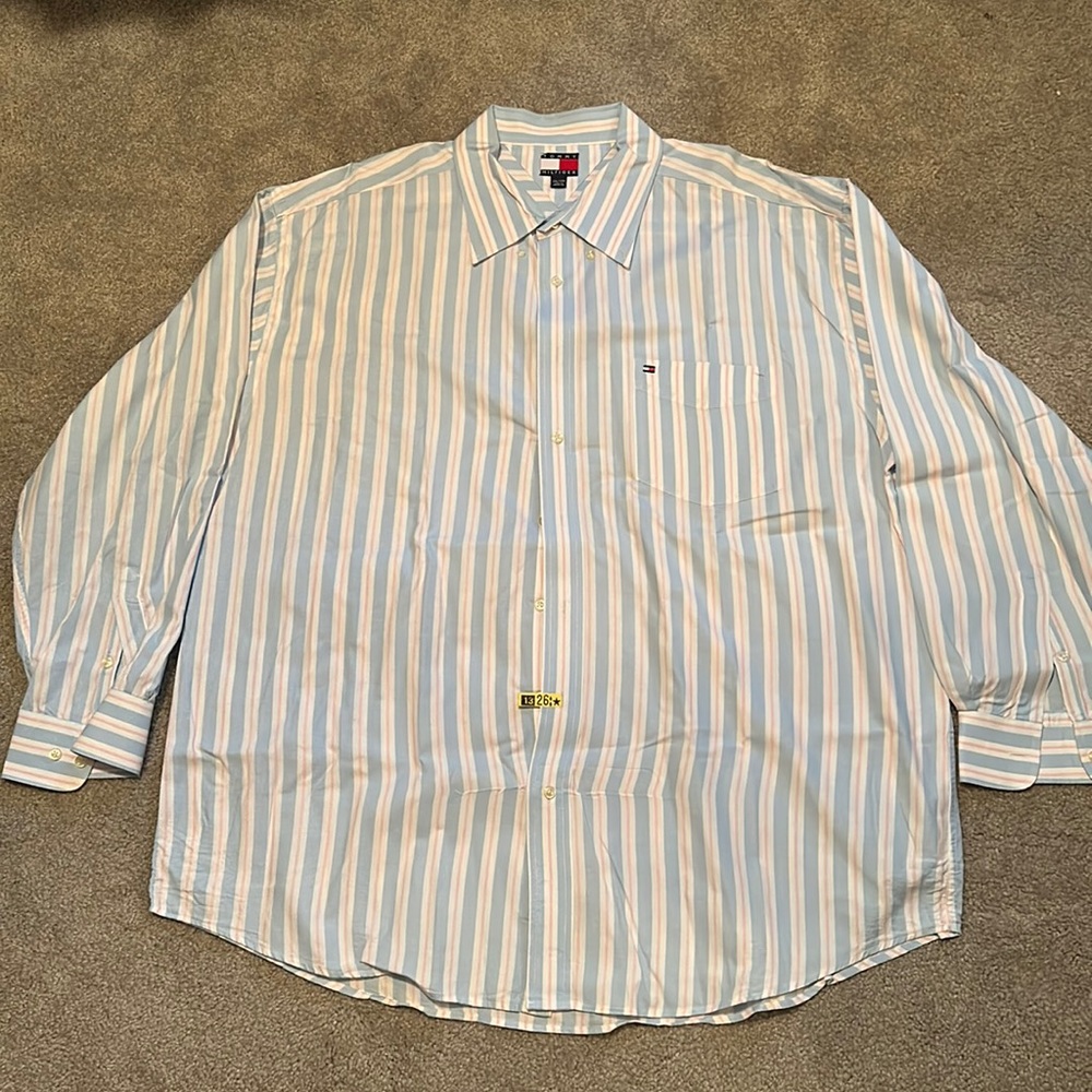 Men’s Tommy Hilfiger Long Sleeve Dress Shirt _XXL